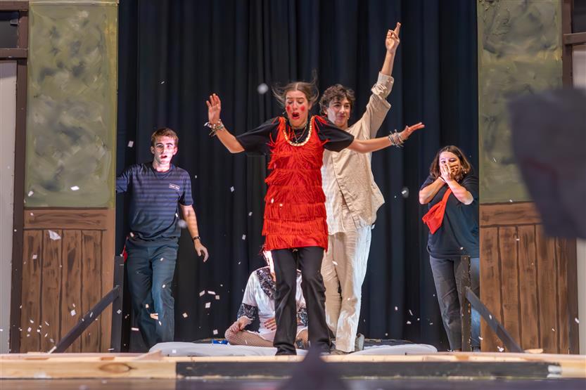 Nolensville High students perform onstage